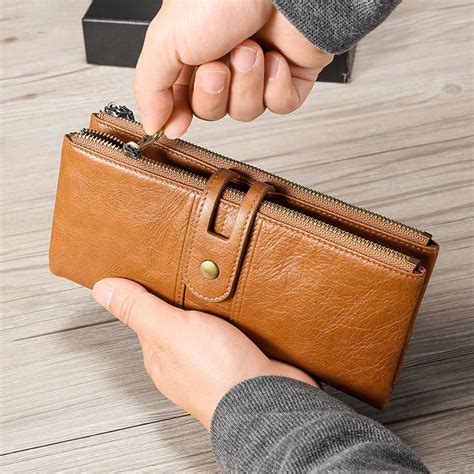 rfid protected leather wallet|genuine leather rfid blocking wallet.